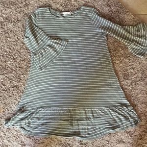 Green Stripe Tunic